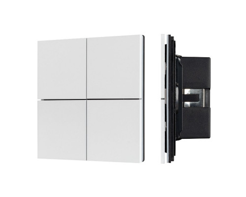 Основное фото Кнопочная панель Arlight KNX-304-23-IN White BUS, Frameless 038365: Купить в Интернет магазин освещения GCSVET.RU
