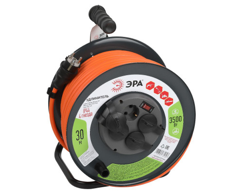 Дополнительное фото Удлинитель силовой Эра RMx-4es-3x2.5-30m-IP44 Б0052920: Купить в Интернет магазин освещения GCSVET.RU