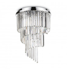 Люстра потолочная Ideal Lux Carlton PL12 Cromo 168937