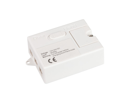 Основное фото ИК-датчик Arlight SR-PRIME-IN-S80-WH (12-24V, 96-192W, DOOR/HAND) 036165: Купить в Интернет магазин освещения GCSVET.RU