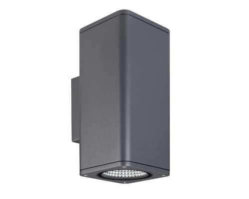 Основное фото Светильник настенный для улицы Arlight LGD-EVO-WALL-TWIN-S100x100-2x12W Warm3000 (GR, 44 deg, 230V) 046195: Купить в Интернет магазин освещения GCSVET.RU
