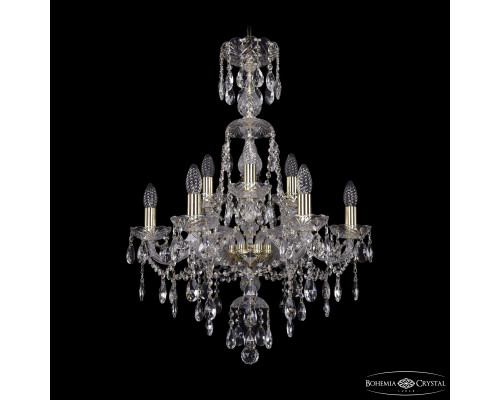 Основное фото Люстра подвесная Bohemia Ivele Crystal 1415/6+3/200/XL-77 G: Купить в Интернет магазин освещения GCSVET.RU