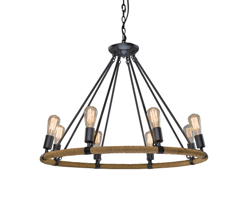 Дополнительное фото Люстра подвесная LOFT IT Rope filament Loft1861/8: Купить в Интернет магазин освещения GCSVET.RU