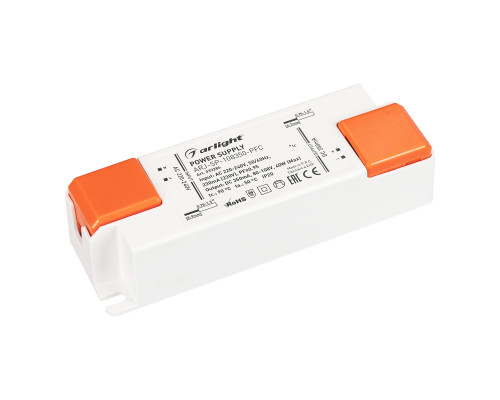 Основное фото Сетевой адаптер Arlight ARJ-SP-108350-PFC (40W, 80-108V, 350mA) 033286: Купить в Интернет магазин освещения GCSVET.RU