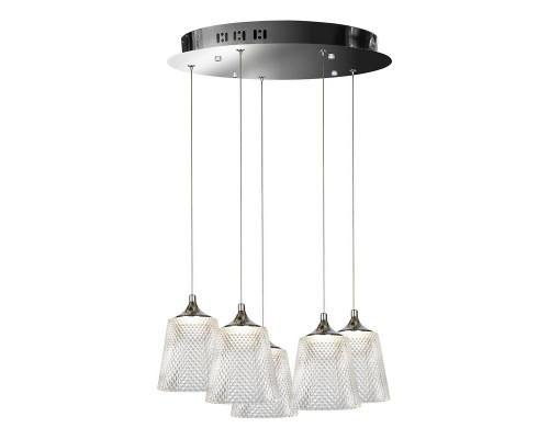 Дополнительное фото Люстра подвесная LED iLedex Flora WD8007-5 CR: Купить в Интернет магазин освещения GCSVET.RU