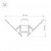 Дополнительное фото Профиль Arlight ARH-DECORE-S12-INT-2000 ANOD внутренний 023868: Купить в Интернет магазин освещения GCSVET.RU