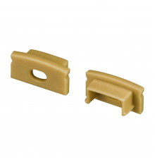 Заглушка Arlight LINE-1708 GOLD с отверстием 039993