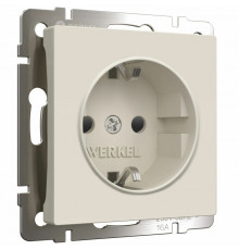 Розетка с заземлением и шторками Werkel 4690389184741 W1171162