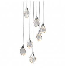 Светильник подвесной Delight Collection Crystal rock MD-020B-7 chrome