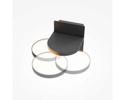 Дополнительное фото Светильник настенный Maytoni Flap MOD354WL-L12B3K: Купить в Интернет магазин освещения GCSVET.RU