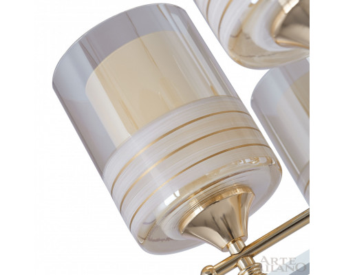 Дополнительное фото Люстра подвесная Arte Milano Florentia-6087 306087/8 Wh/Gd: Купить в Интернет магазин освещения GCSVET.RU
