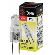Лампочка тип галогенновая Эра GY6.35 50W 3000K GY6.35-JC-50W-12V C0027372