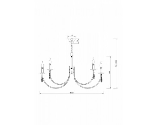 Дополнительное фото Люстра подвесная Freya Forte FR1006PL-12N: Купить в Интернет магазин освещения GCSVET.RU