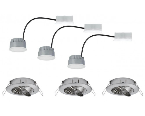 Дополнительное фото Светильник встраиваемый LED Paulmann Coin 93980: Купить в Интернет магазин освещения GCSVET.RU