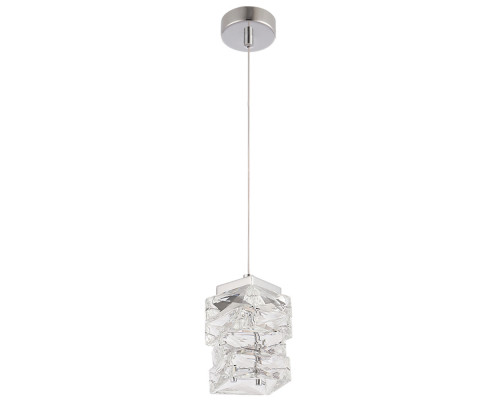 Основное фото Светильник подвесной Crystal Lux ROLANDO SP1.1 CHRONE: Купить в Интернет магазин освещения GCSVET.RU