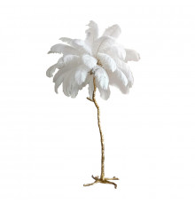 Напольный светильник Delight Collection Ostrich Feather BRFL5014 white/antique brass
