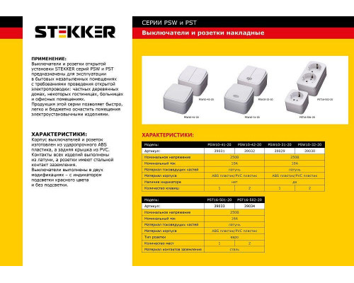 Дополнительное фото Выключатель двухклавишный Feron Stekker Basic с подсветкой PSW103220 39030: Купить в Интернет магазин освещения GCSVET.RU