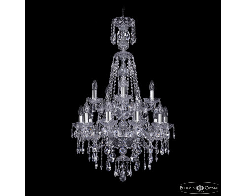 Основное фото Люстра подвесная Bohemia Ivele Crystal 1415/10+5/200/XL-97/2d Ni: Купить в Интернет магазин освещения GCSVET.RU