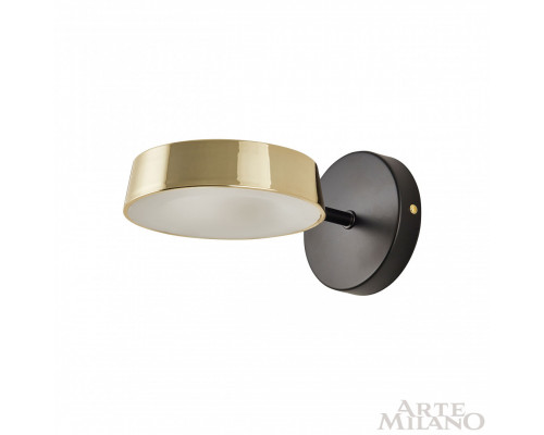 Дополнительное фото Настенный светильник Arte Milano 271079/1B BK/GD: Купить в Интернет магазин освещения GCSVET.RU