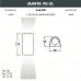 Дополнительное фото Светильник настенный LED для улицы Fumagalli Marta 2A4.000.000.LXU2L: Купить в Интернет магазин освещения GCSVET.RU