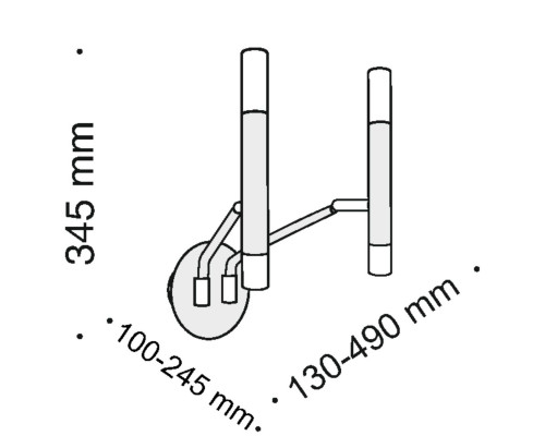 Дополнительное фото Настенный светильник Maytoni Vigo MOD620WL-04B: Купить в Интернет магазин освещения GCSVET.RU
