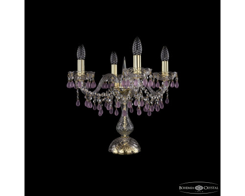 Основное фото Лампа настольная Bohemia Ivele Crystal 1410L/4/141-39 G V7010: Купить в Интернет магазин освещения GCSVET.RU