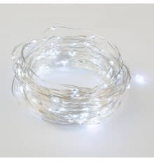 Светодиодная гирлянда Uniel Роса (UL-00007186) белый ULD-S1000-100/SCB/3AA White IP20 Dew