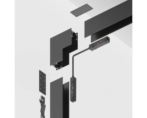 Дополнительное фото Угловой коннектор внутренний Maytoni Accessories for tracks TRA004ICL-21B: Купить в Интернет магазин освещения GCSVET.RU