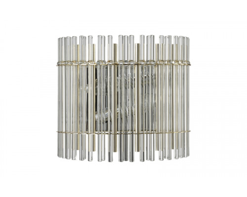 Основное фото Светильник настенный Crystal Lux AURELIO AP2 GOLD+CHROME/TRANSPARENT: Купить в Интернет магазин освещения GCSVET.RU