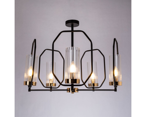 Дополнительное фото Люстра потолочная Arte Lamp Celaeno A7004PL-5BK: Купить в Интернет магазин освещения GCSVET.RU