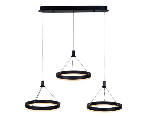 Дополнительное фото Светильник подвесной LED iLedex Libra D075-3 BK: Купить в Интернет магазин освещения GCSVET.RU