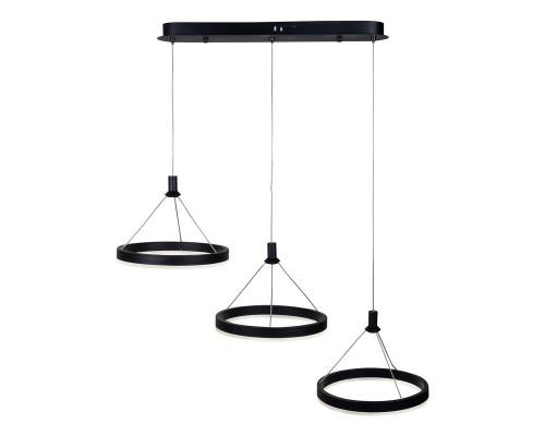 Основное фото Светильник подвесной LED iLedex Libra D075-3 BK: Купить в Интернет магазин освещения GCSVET.RU