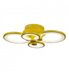 Люстра потолочная LED iLedex Ring A001/4 Yellow