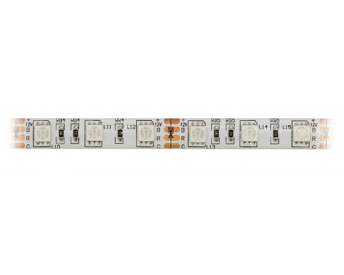 Дополнительное фото Лента светодиодная Эра 12В 5050 14,4Вт/м RGB 5м IP65 LS5050-14,4-60-12-RGB-IP65-2year-5m KU-5050AD-60D-RGB Б0044123: Купить в Интернет магазин освещения GCSVET.RU