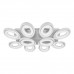 Дополнительное фото Люстра потолочная LED iLedex Fancy FS-011-X10 240W WH: Купить в Интернет магазин освещения GCSVET.RU
