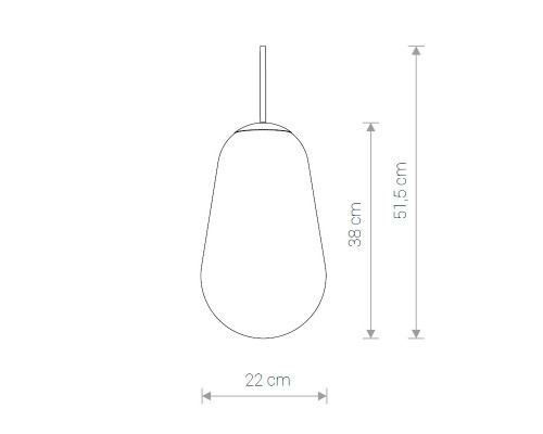 Дополнительное фото Плафон для светильника Nowodvorski Cameleon Pear M 8533: Купить в Интернет магазин освещения GCSVET.RU