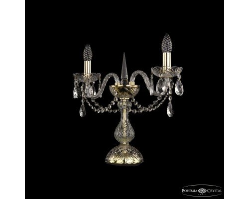 Основное фото Лампа настольная Bohemia Ivele Crystal 1402L/2/141-39 G: Купить в Интернет магазин освещения GCSVET.RU