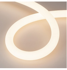 Светодиодная герметичная лента Arlight MOONLIGHT-SIDE-A336-D40mm 24V Warm3000 360deg (15 W/m, IP65, 2835, 5m, wire x1) 039318