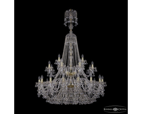Основное фото Люстра подвесная Bohemia Ivele Crystal 1409/16+8+4/400/XL-164/2d G: Купить в Интернет магазин освещения GCSVET.RU