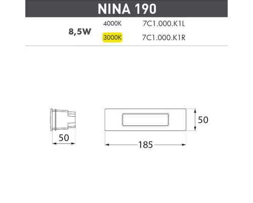Дополнительное фото Светильник светодиодный уличный Fumagalli Nina 7C1.000.000.AYK1L: Купить в Интернет магазин освещения GCSVET.RU