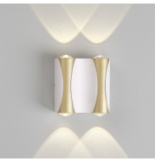 Светильник настенный для улицы Crystal Lux CLT 022W2 WH-GO 4000K
