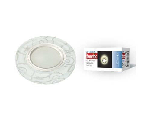 Основное фото Светильник встраиваемый Fametto Luciole DLS-L202 GU5.3 CHROME/WHITE: Купить в Интернет магазин освещения GCSVET.RU