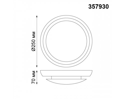 Дополнительное фото Светильник потолочный LED Novotech Cail 357930: Купить в Интернет магазин освещения GCSVET.RU