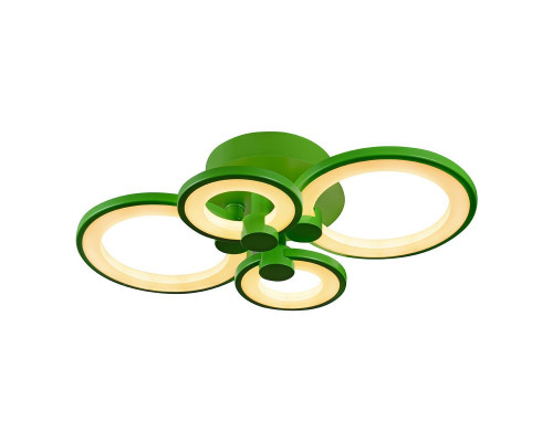 Дополнительное фото Люстра потолочная LED iLedex Ring A001/4 Green: Купить в Интернет магазин освещения GCSVET.RU