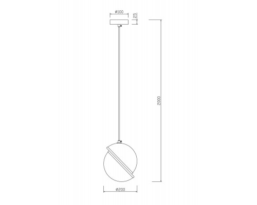 Дополнительное фото Светильник подвесной Freya Element FR5181PL-01CH: Купить в Интернет магазин освещения GCSVET.RU