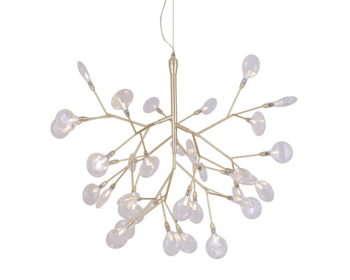 Дополнительное фото Люстра подвесная Crystal Lux Evita EVITA SP36 GOLD/TRANSPARENT: Купить в Интернет магазин освещения GCSVET.RU