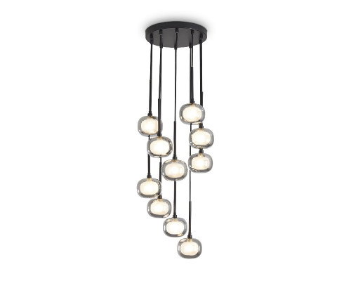 Дополнительное фото Люстра каскадная Freya Shimmer FR5435PL-10B: Купить в Интернет магазин освещения GCSVET.RU