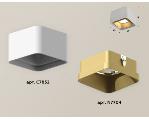 Дополнительное фото Светильник накладной Ambrella Light Techno XS7832004 (C7832, N7704): Купить в Интернет магазин освещения GCSVET.RU