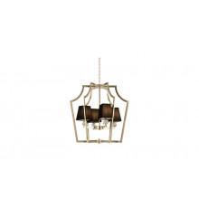 Люстра подвесная Lumina Deco Montero LDP 1249-4 GD+BK