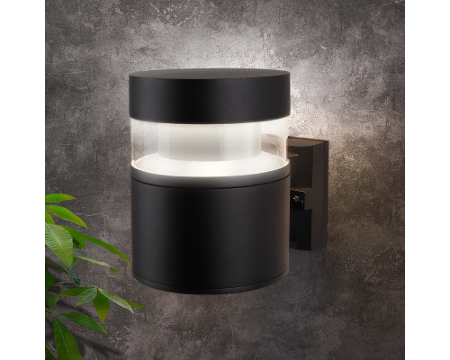 Дополнительное фото Уличный настенный светодиодный светильник Elektrostandard 1530 Techno Led чёрный 4690389163289: Купить в Интернет магазин освещения GCSVET.RU